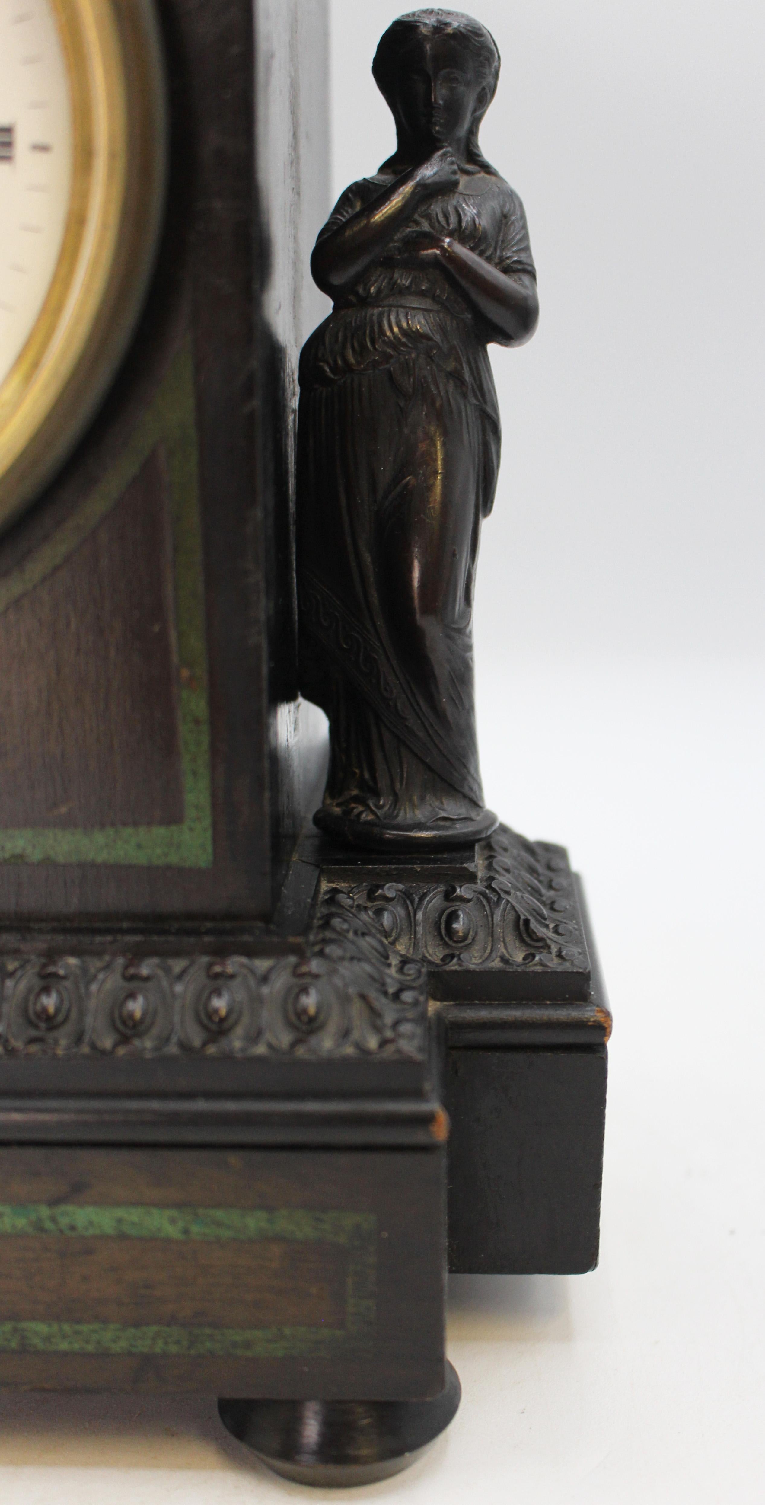 Neoclassical 19th Century Classical Taste Table Clock For Sale