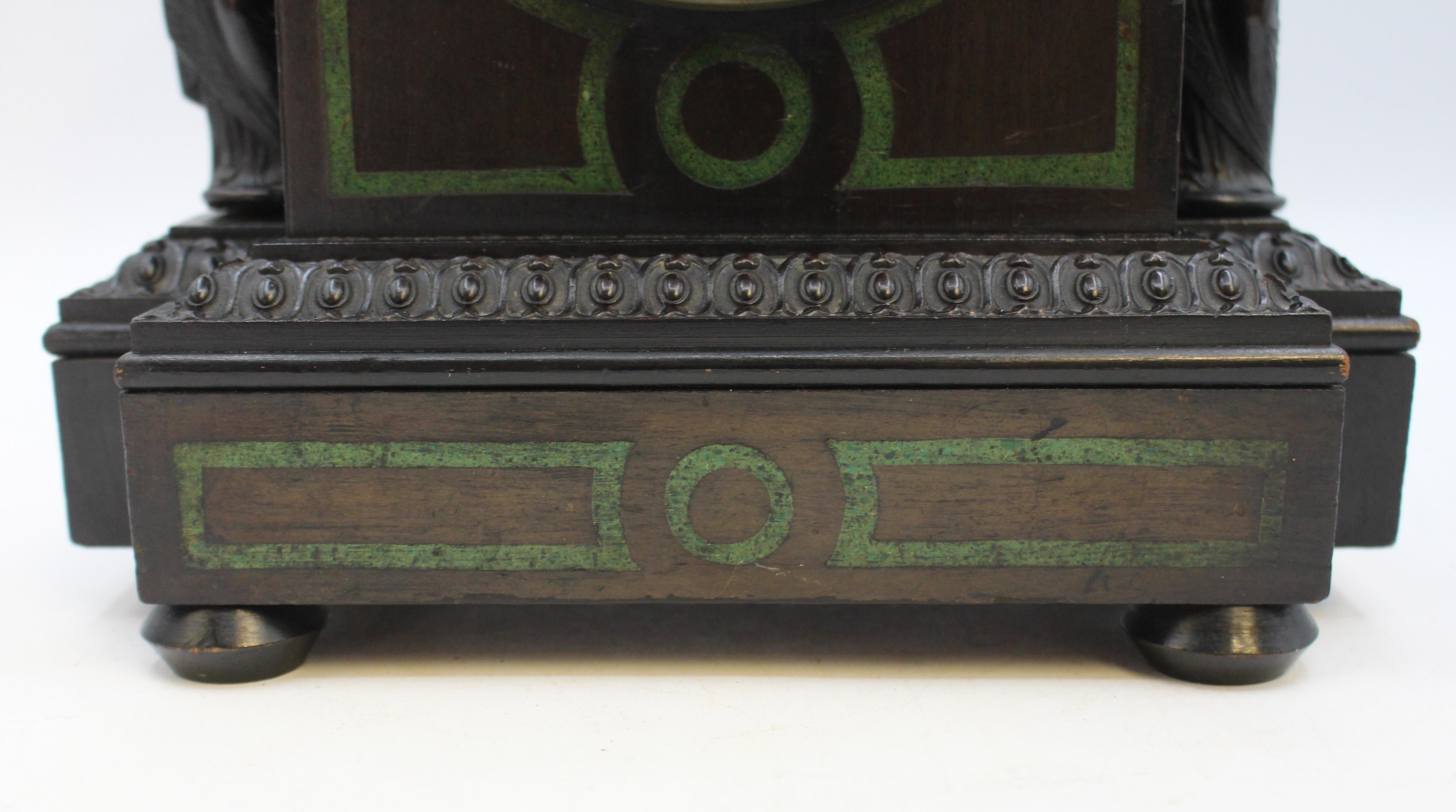 19th Century Classical Taste Table Clock In Good Condition For Sale In Chapel Hill, NC