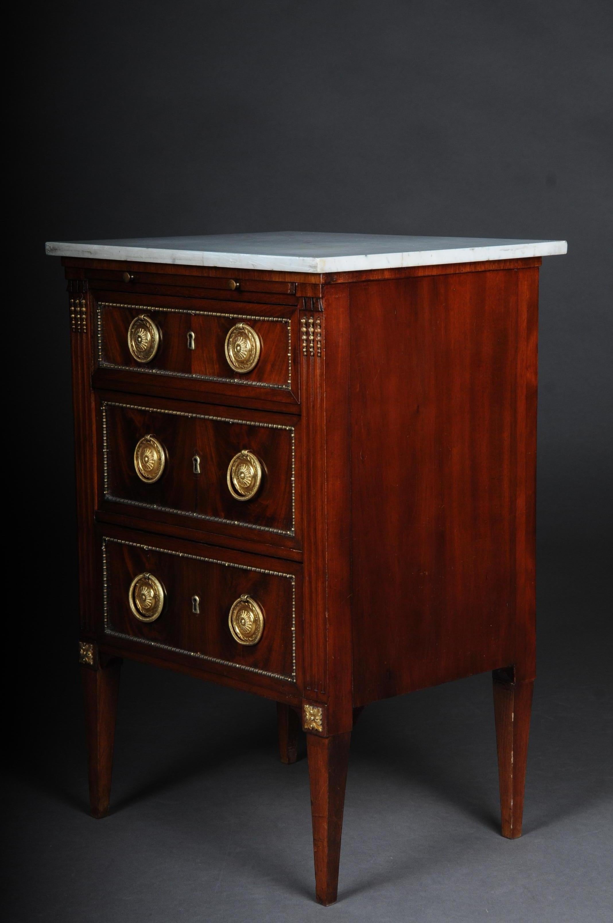 Gilt 19th Century Classicism Chest of Drawers Louis XVI For Sale