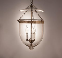 19th Century Clear Glass Bell Jar Lantern