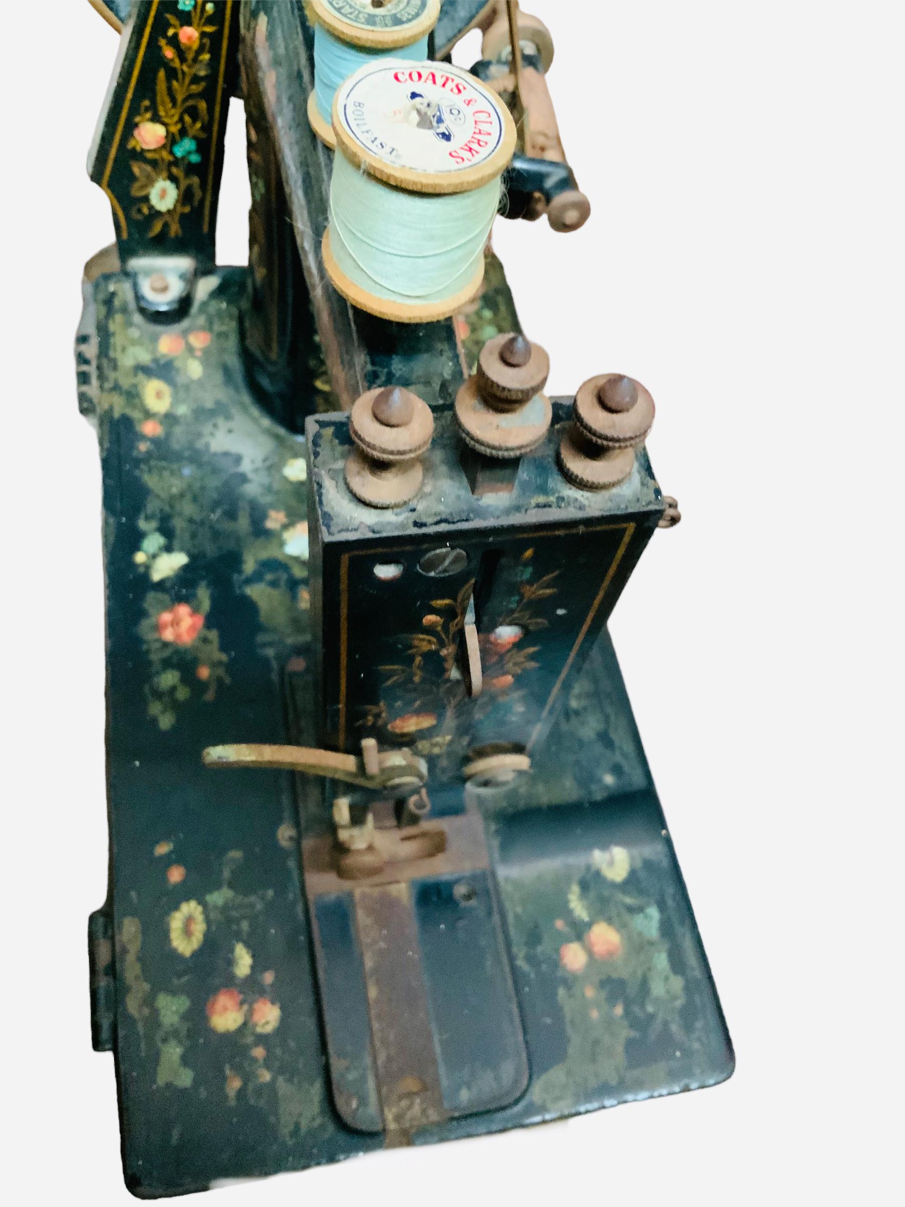Machine Age 19th Century Clemens Muller Sewing Machine For Sale