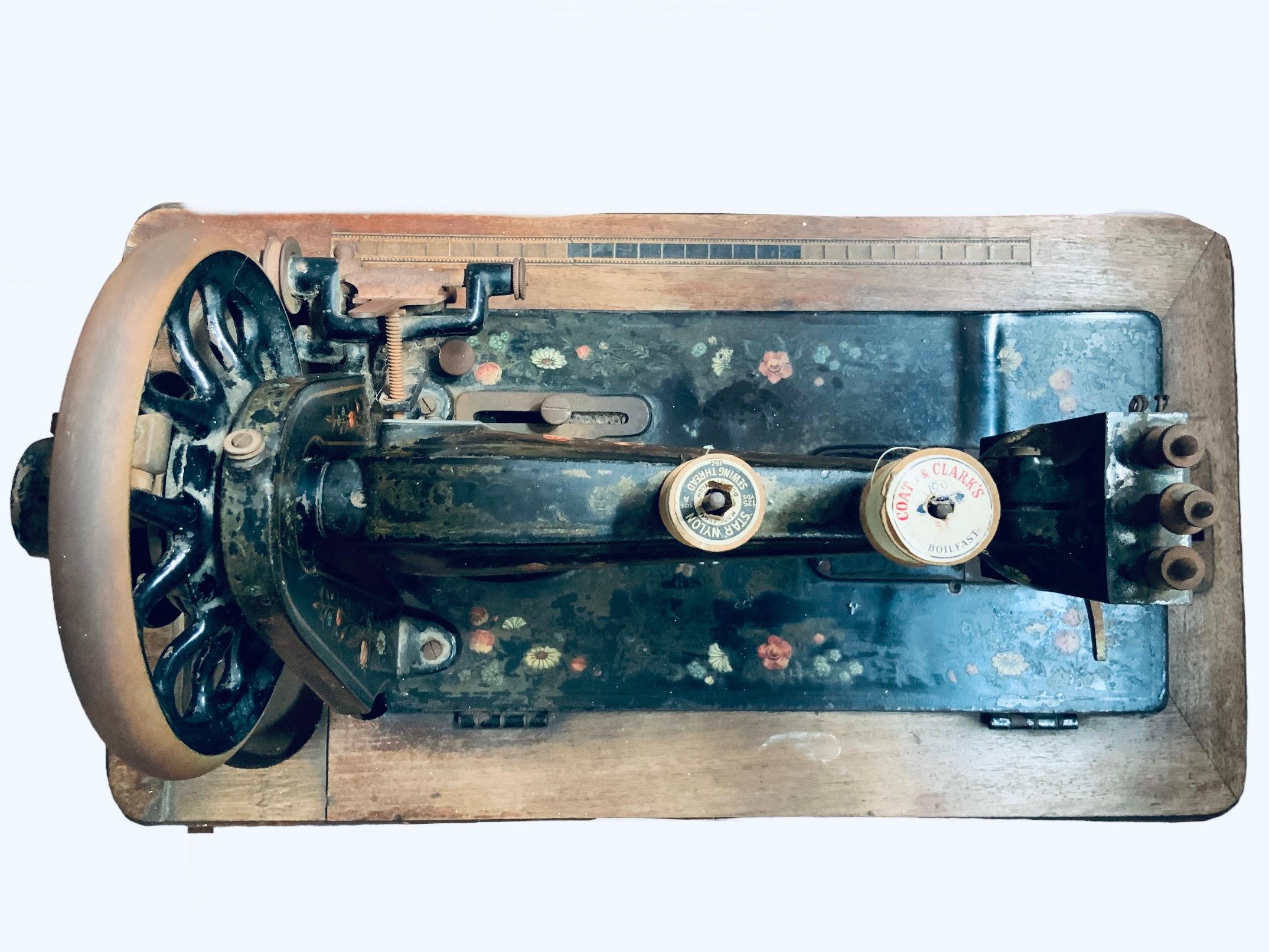German 19th Century Clemens Muller Sewing Machine For Sale