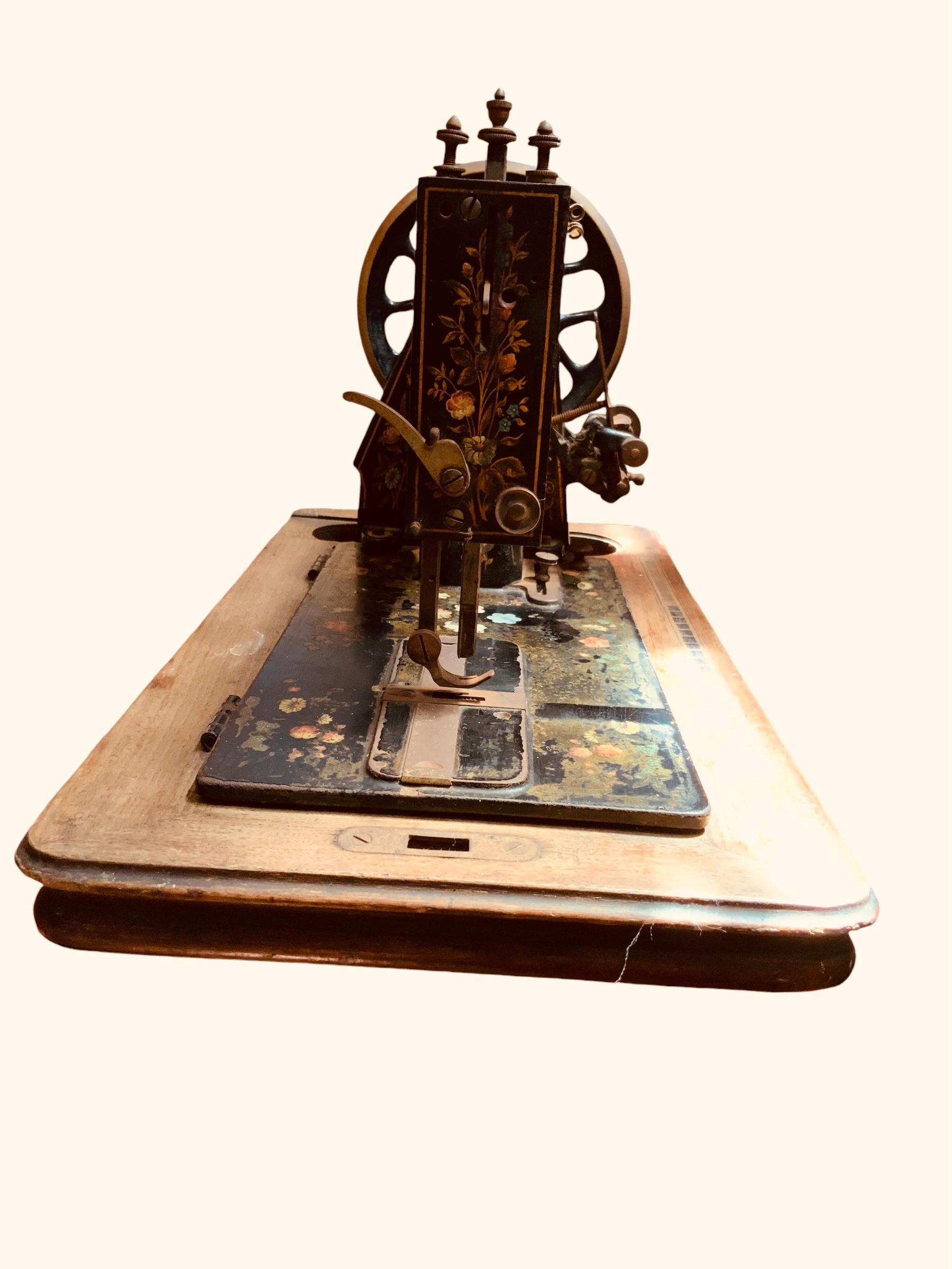 19th Century Clemens Muller Sewing Machine For Sale 2