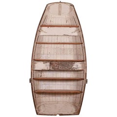 bibliothèque de bateau du 19ème siècle en briques réfractaires