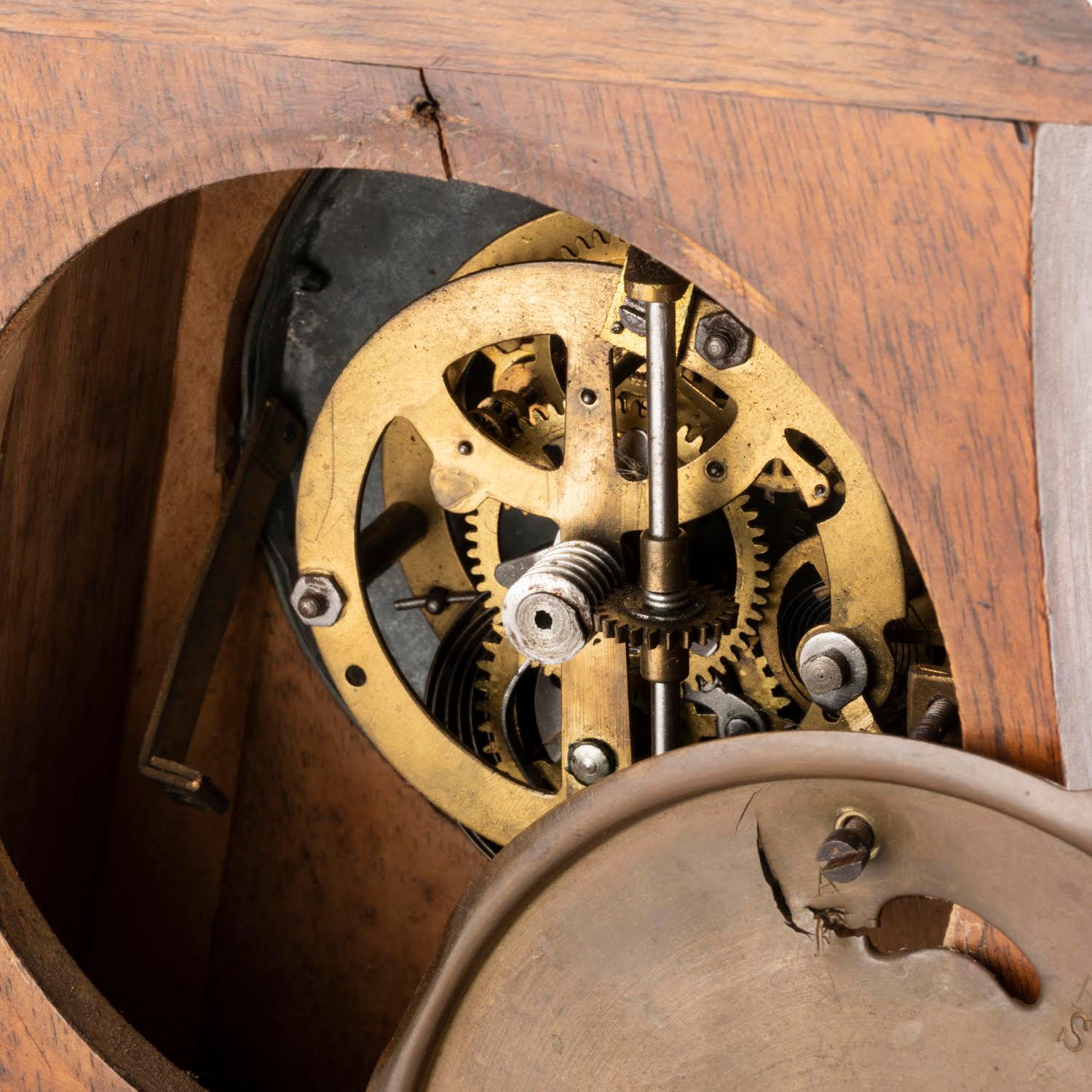 19th Century Clock Surmounted by a Globe, Napoleon III Period. For Sale 8