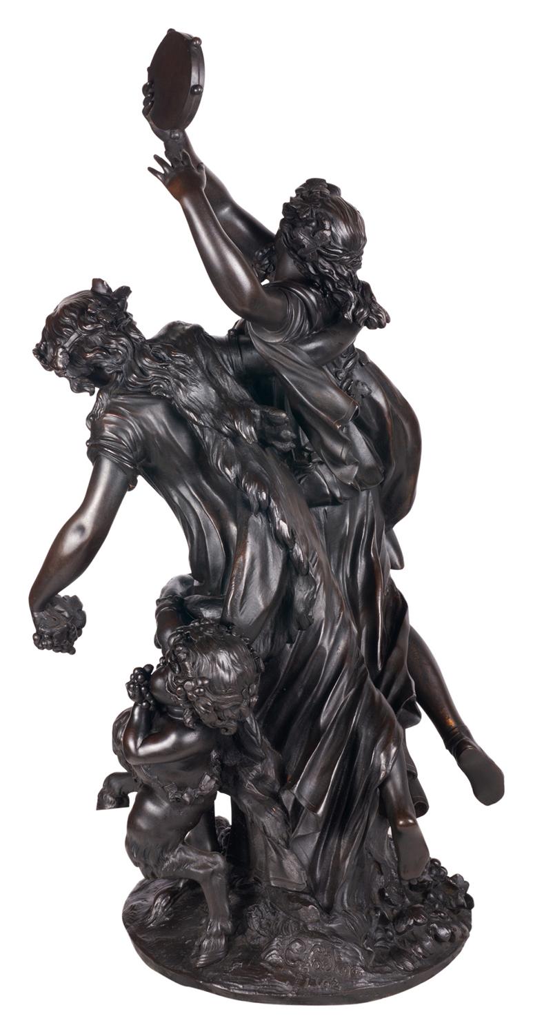 19th Century Clodian Influenced Bronze of Dancing Girls 2