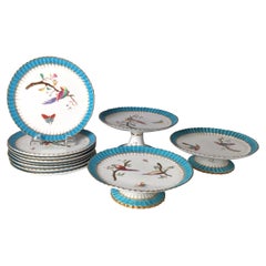 19th Century Coalport Dessert Set