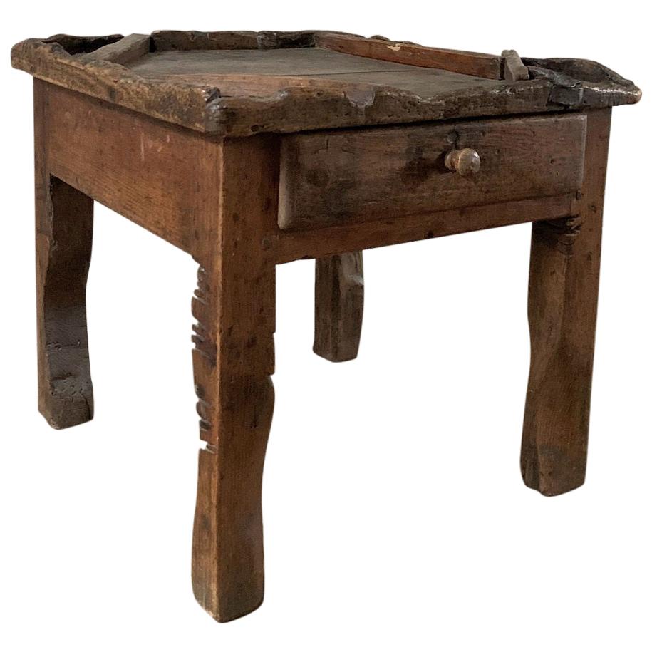 19th Century Cobblers Table Sidetable For Sale