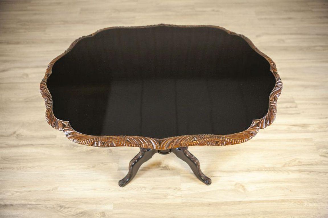 European 19th-Century Coffee Table in the Style of M. Horrix Furniture For Sale
