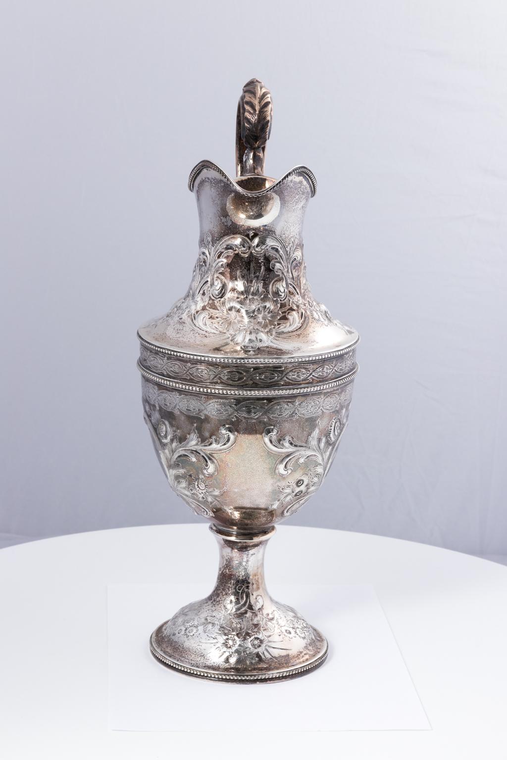 19th Century Coin Silver Pitcher 6