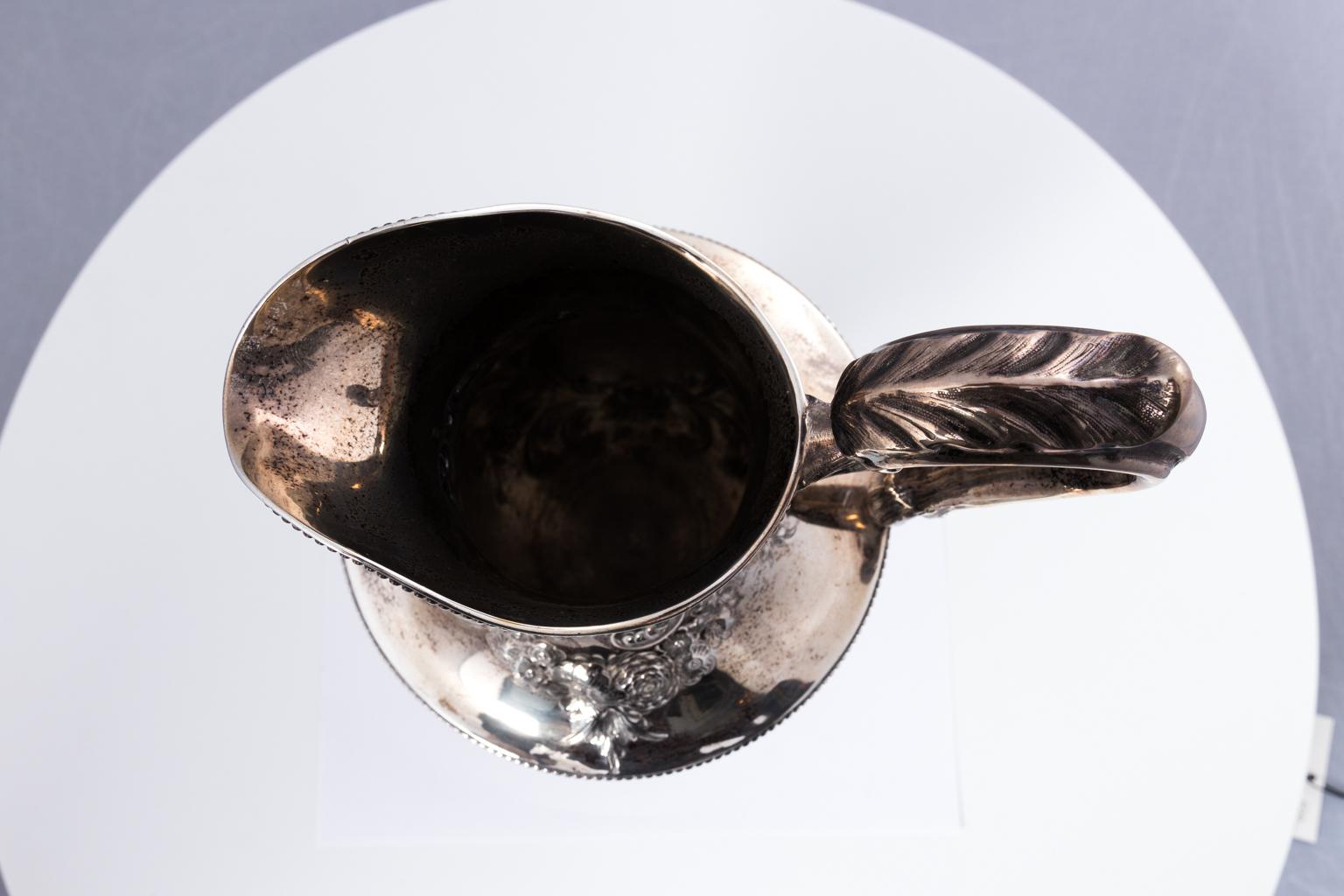 19th Century Coin Silver Pitcher 1