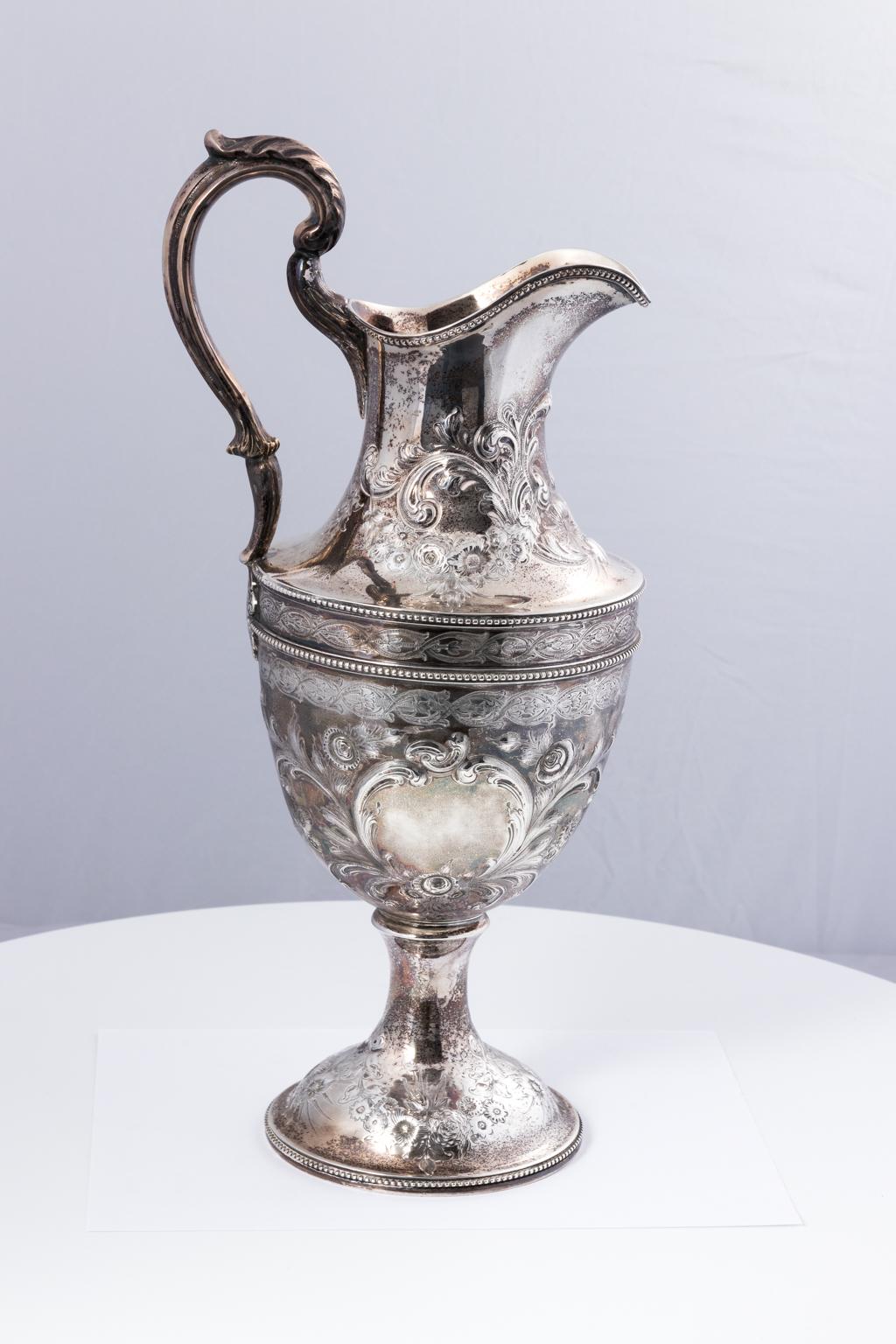 19th Century Coin Silver Pitcher 4