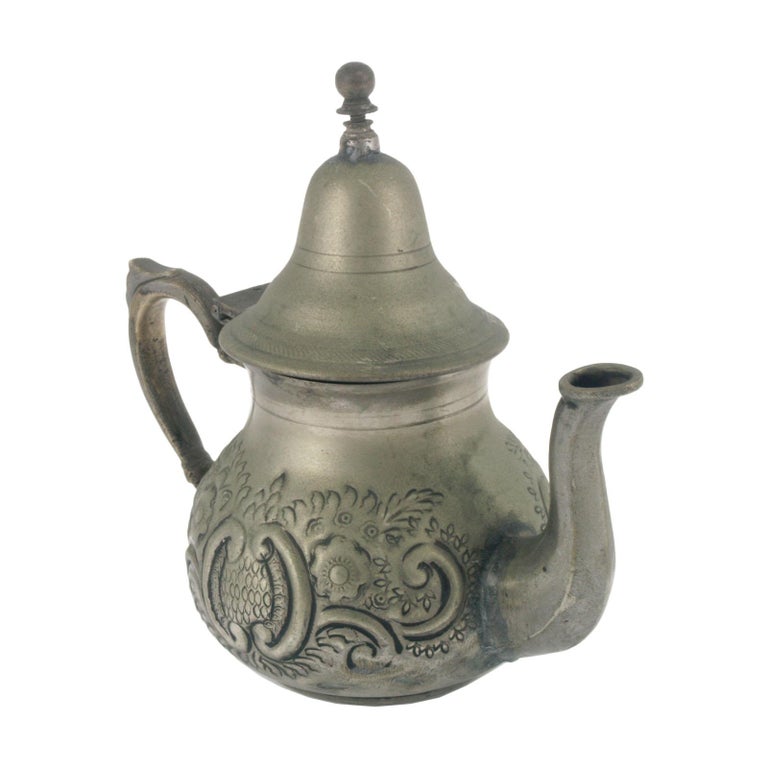 Neoclassical 19th Century Collection Antique Arabian Tea Pots Market 
