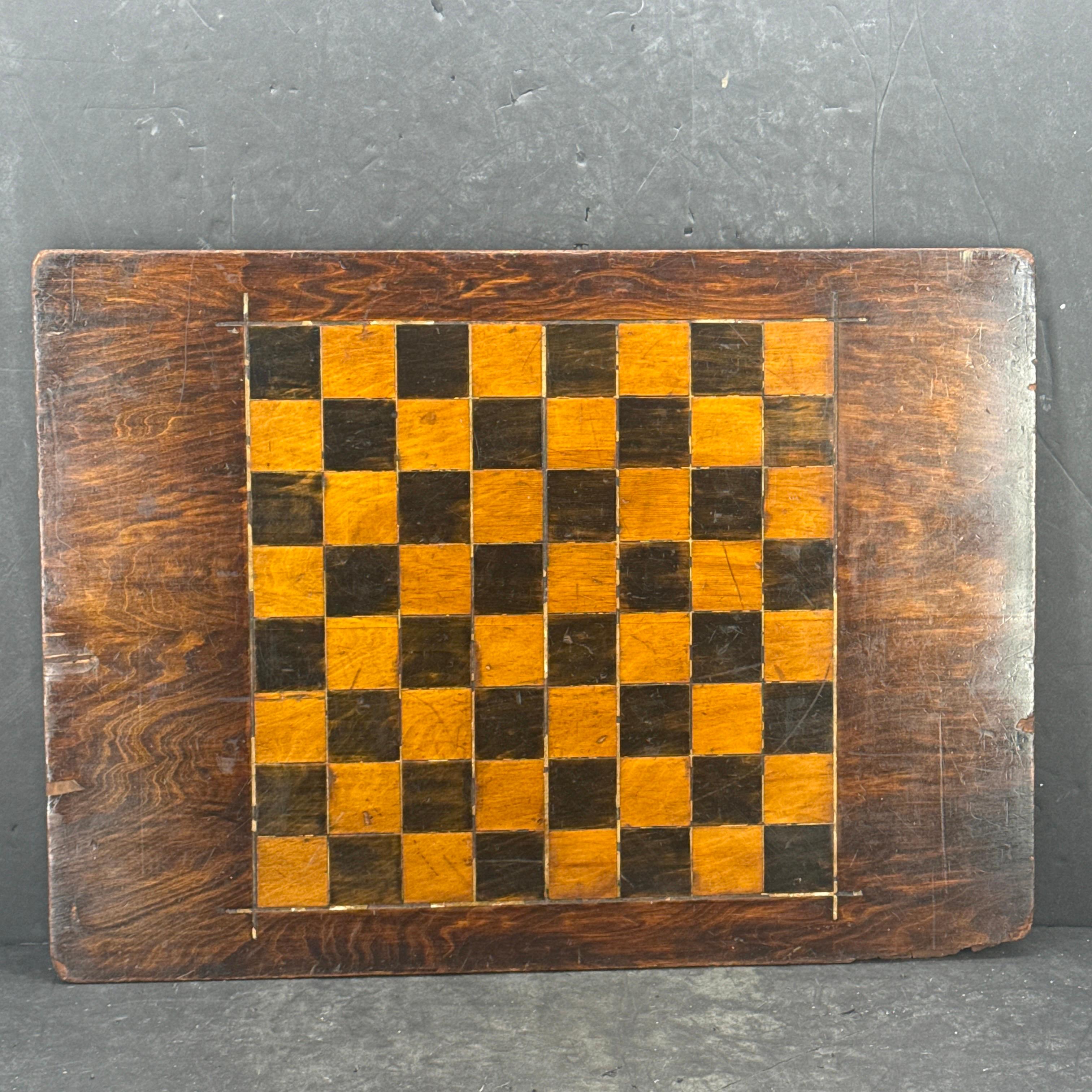 19. Jahrhundert Collection Checker Parcheesi Holz Spielbretter im Angebot 5