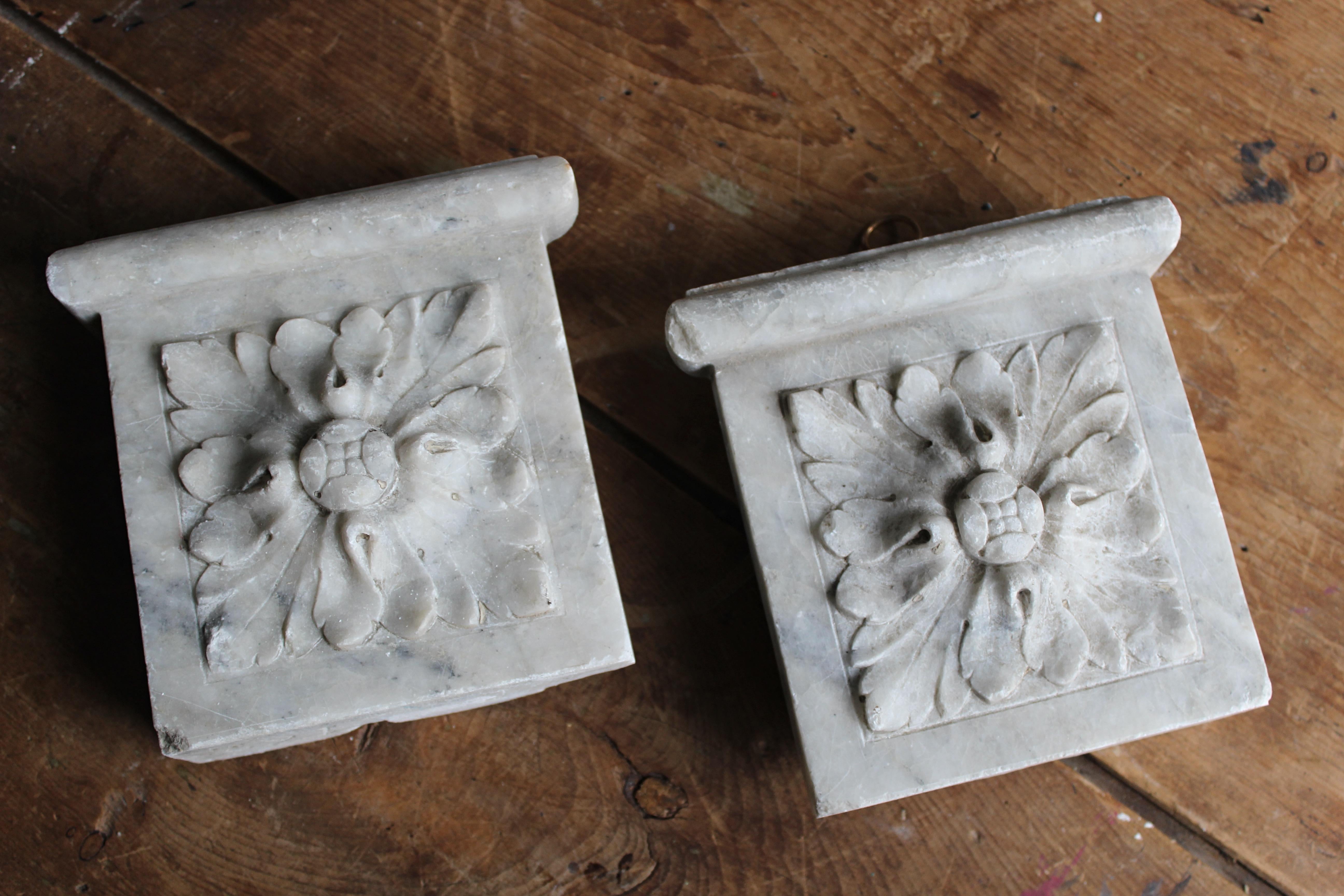 19th Century Collection of Carved Marble Architectural Elements Country House For Sale 9
