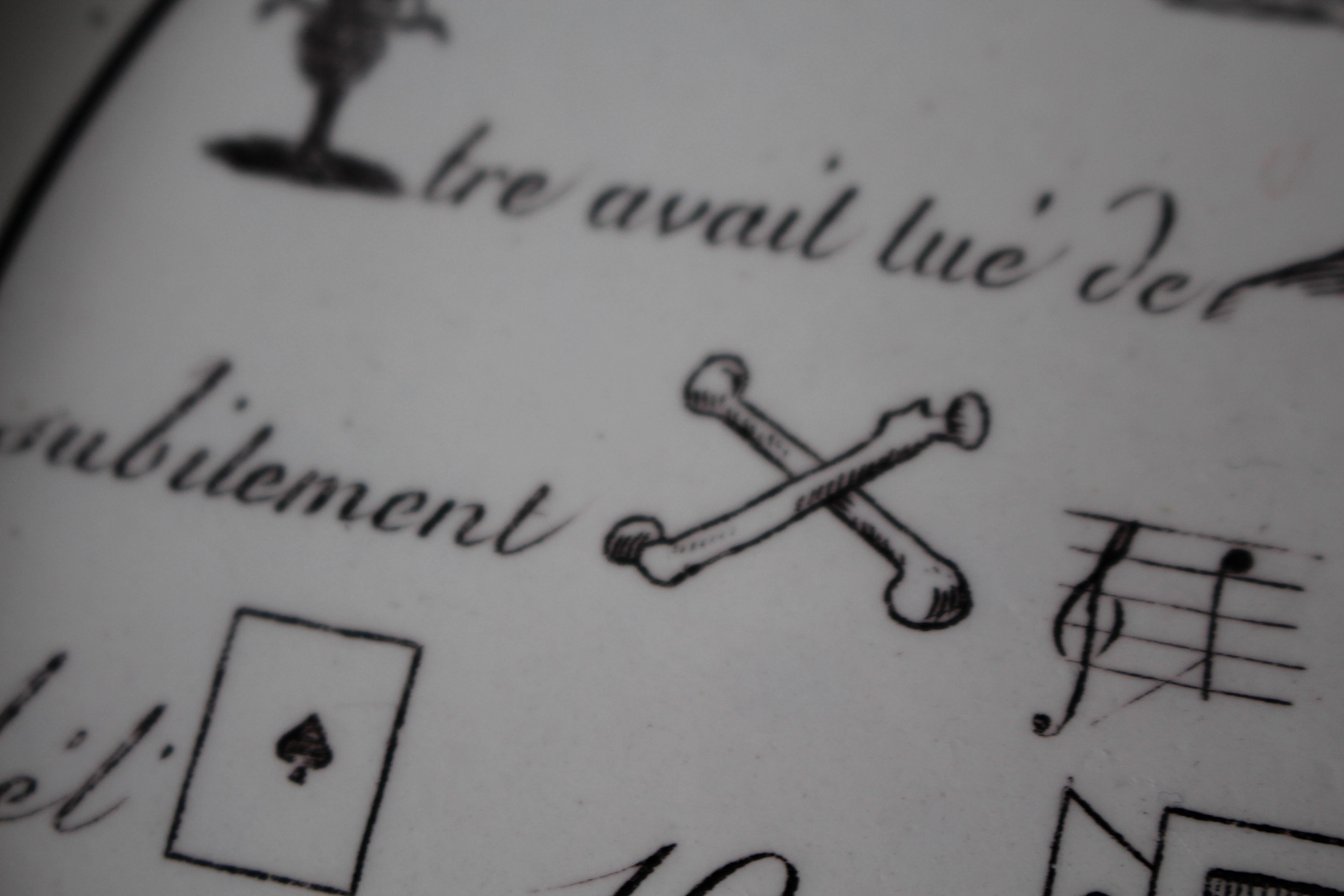 Collezione del XIX secolo di cinque tavole da gioco a enigma francesi Rebus in vendita 11