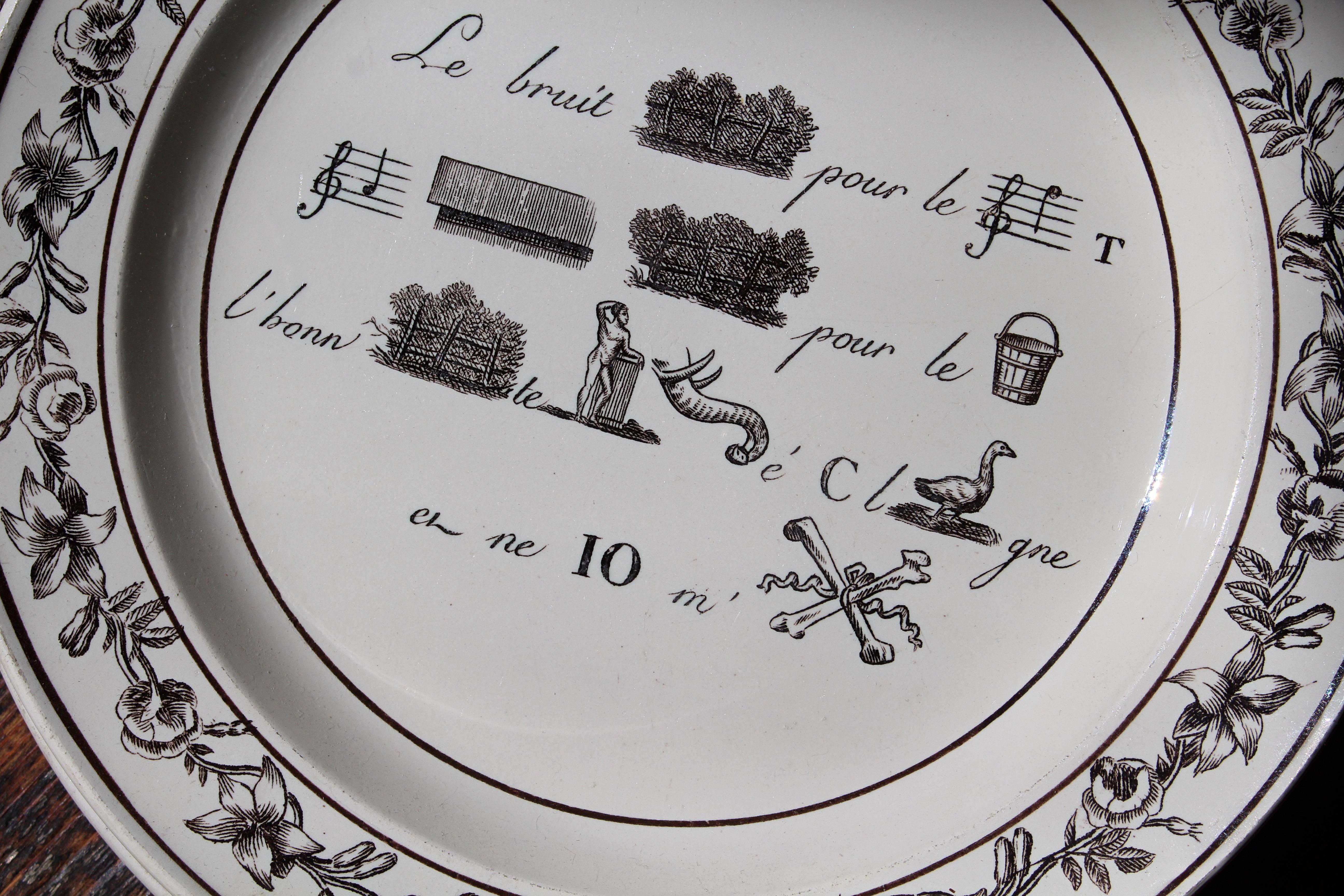Collezione del XIX secolo di cinque tavole da gioco a enigma francesi Rebus in vendita 13