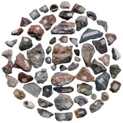 19th Century Collection of Metamorphic Sedimentary Mineral Geological Specimens