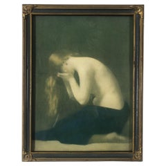 Collotype du 19ème siècle « Weeping Magdalene » de Jean-Jacques Henner