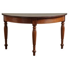 19th Century Colonial demilune Table from Indonesia