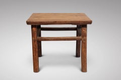 19th Century Colonial Low Coffee Table in Hardwood