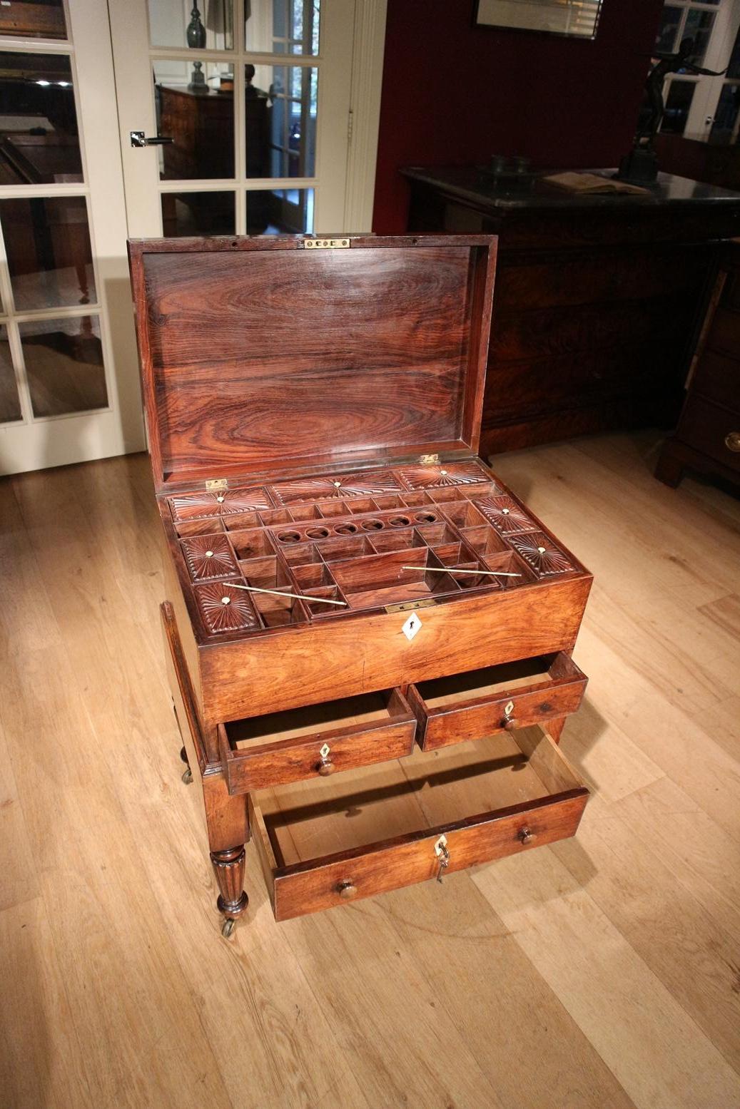 19th Century Colonial Sewing Box 9