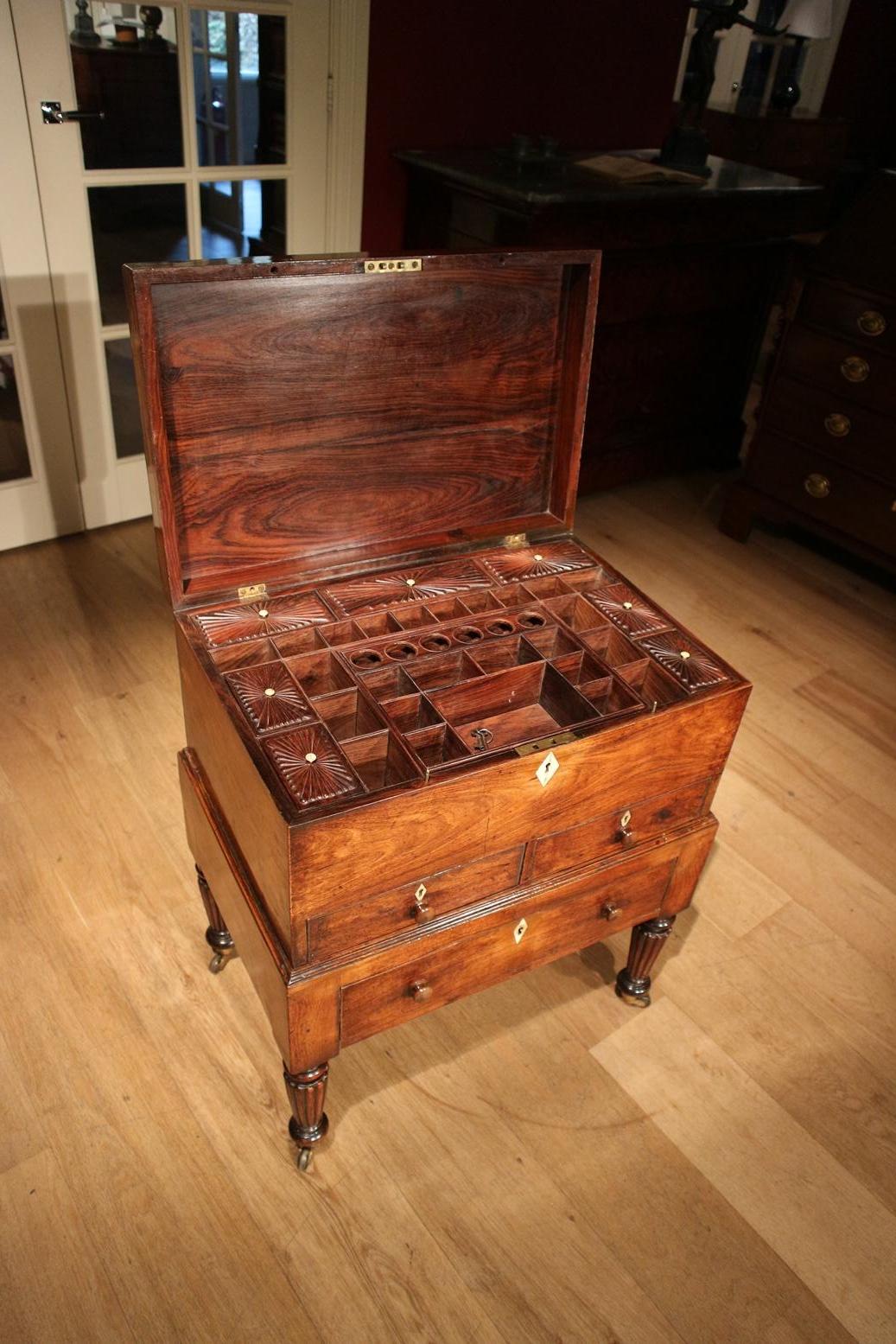 19th Century Colonial Sewing Box 3