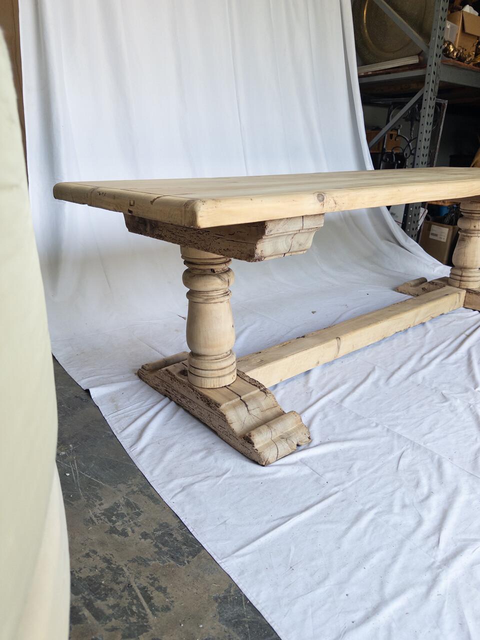 Country Table à tréteaux espagnole coloniale du 19ème siècle en vente