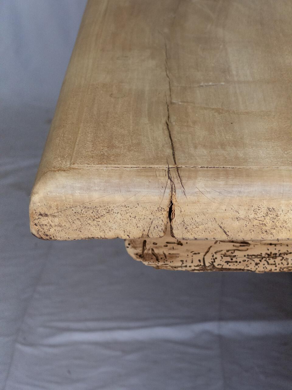 Table à tréteaux espagnole coloniale du 19ème siècle en vente 2