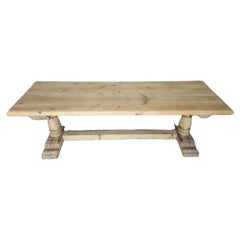 19th Century Colonial Spanish Pine Trestle Table