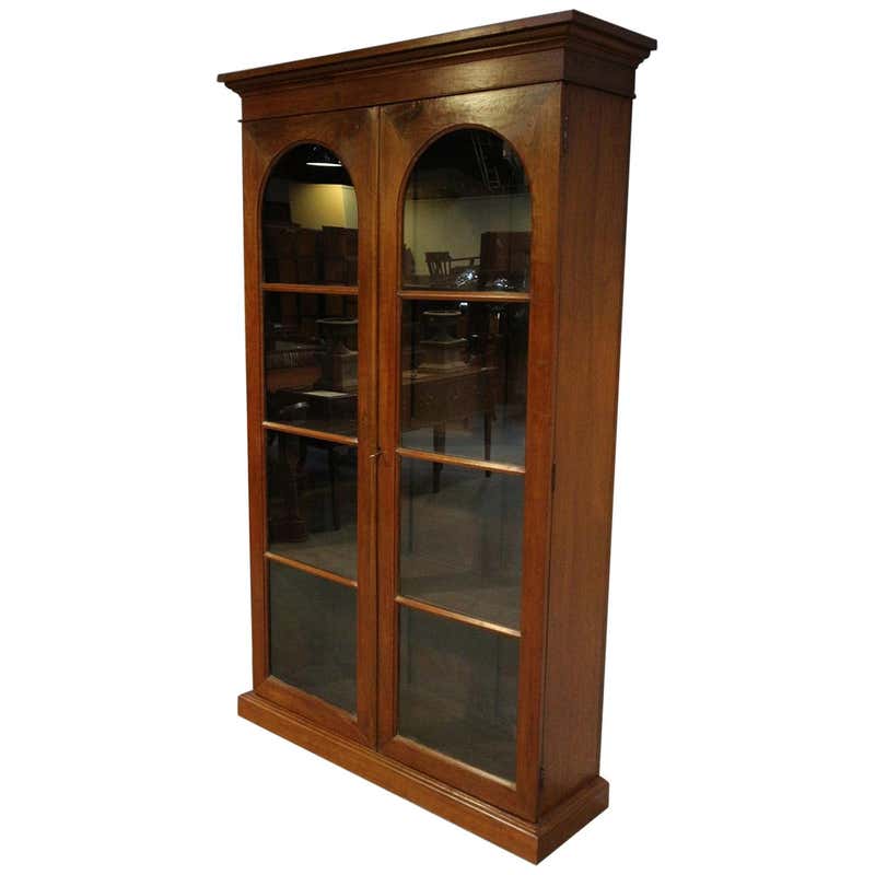 19th Century Colonial Teak 2-Door bookcase at 1stDibs