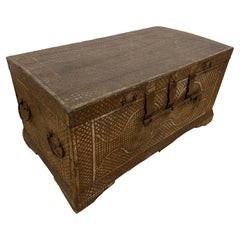Used 19th Century Colonial Travelling Chest or Trunk