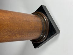 19th-century column wood