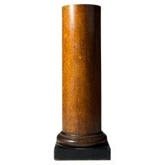 19th-century column wood