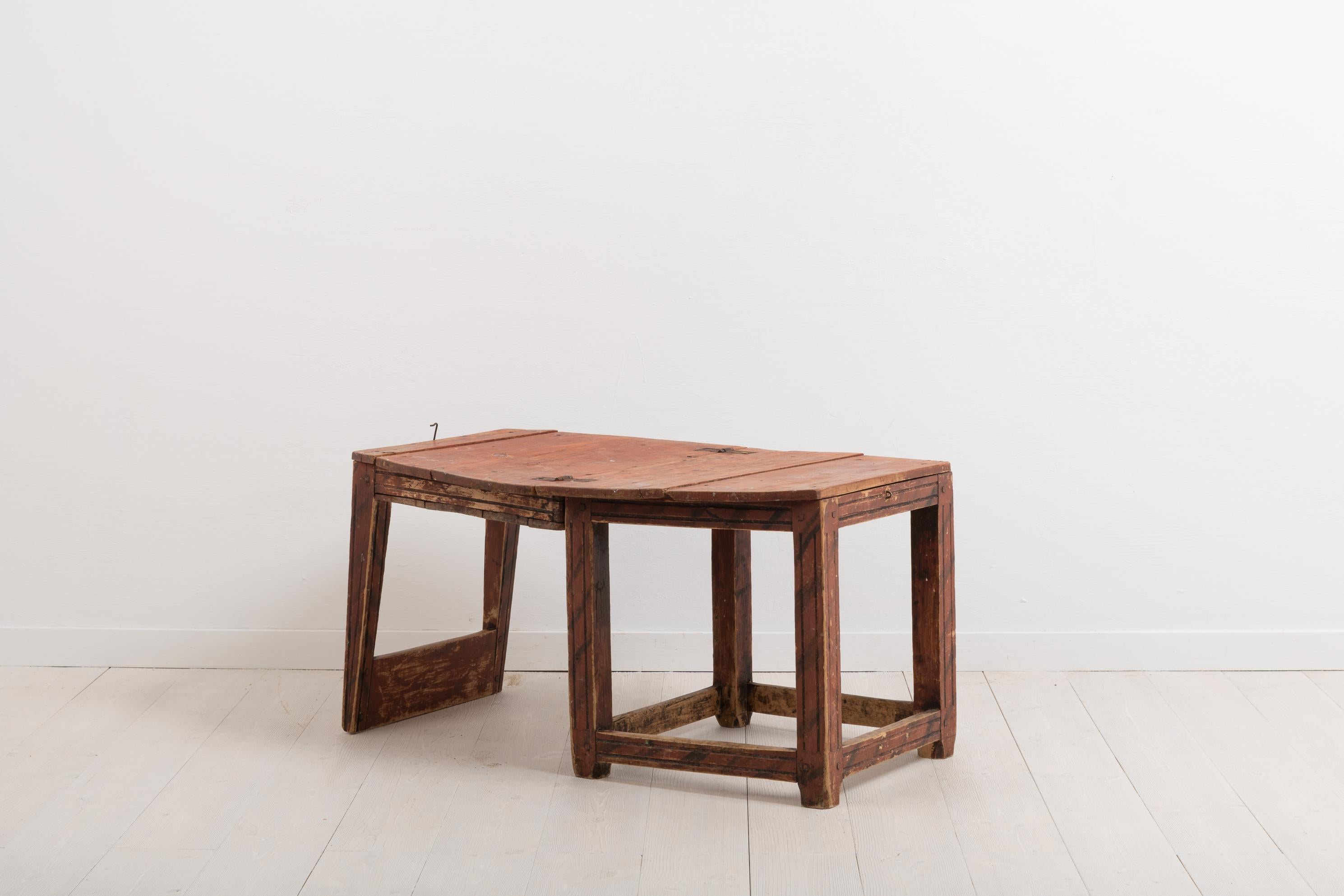 Hand-Crafted 19th Century Combination Chair and Table For Sale