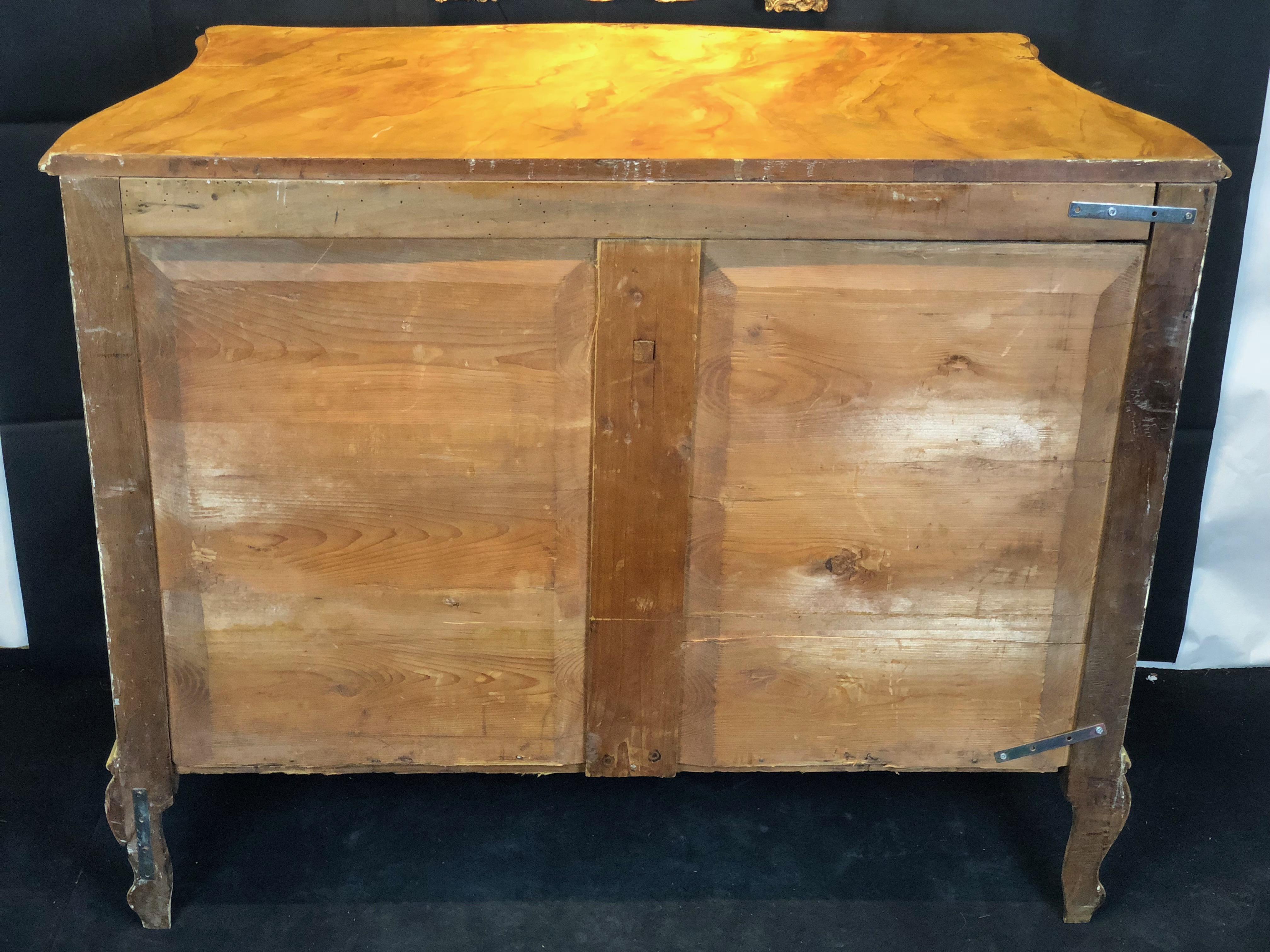 19th Century Commode Venetian Lacquered with Landscapes and Chinese Figures For Sale 6