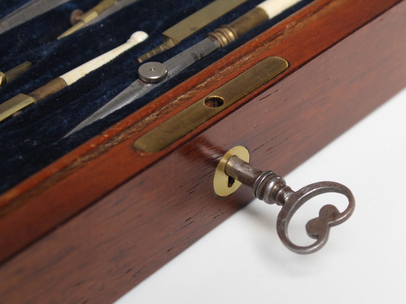 19th Century Compass Box, Measuring and Drawing Tools, England, circa 1880 1
