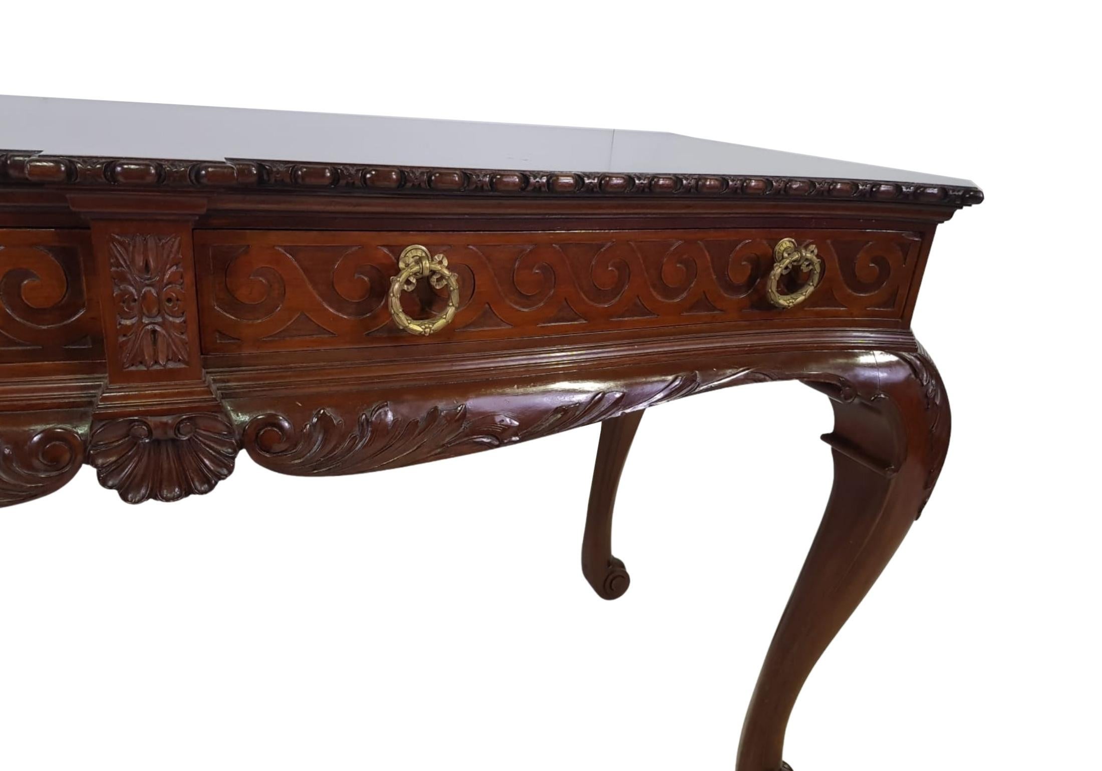 English 19th Century Console or Hall Table For Sale