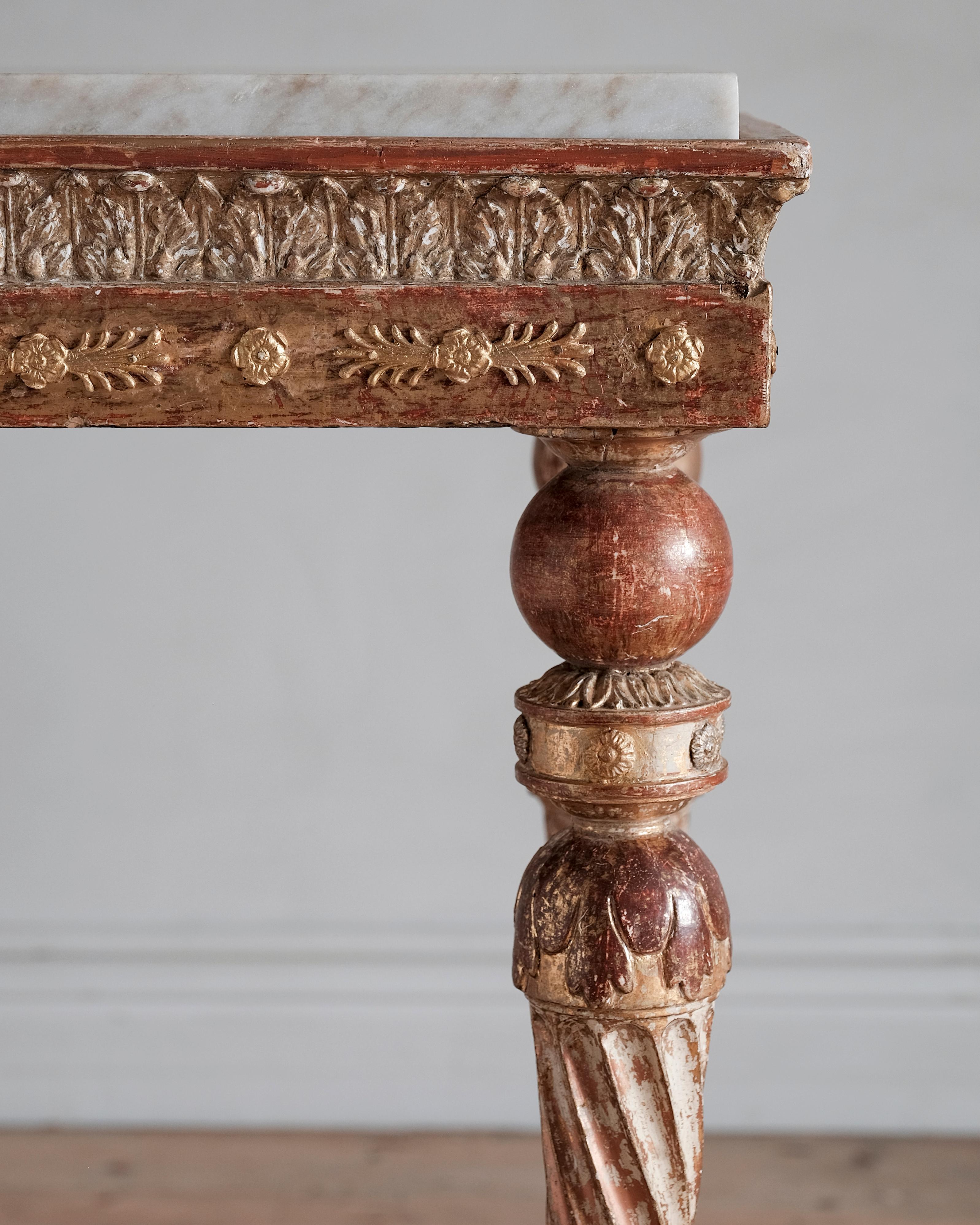 Gustavian 19th Century Console Table