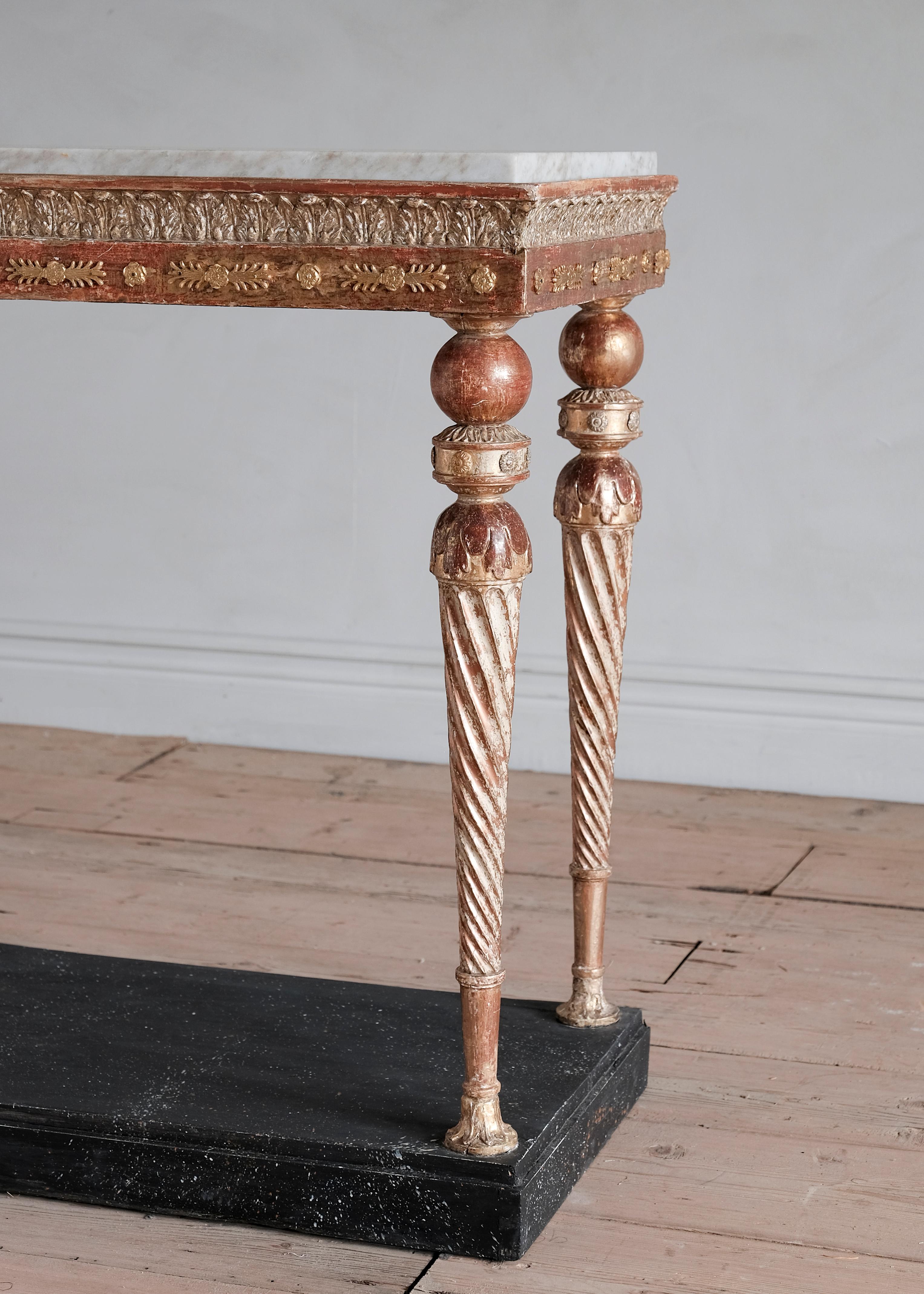 19th Century Console Table In Good Condition In Mjöhult, SE