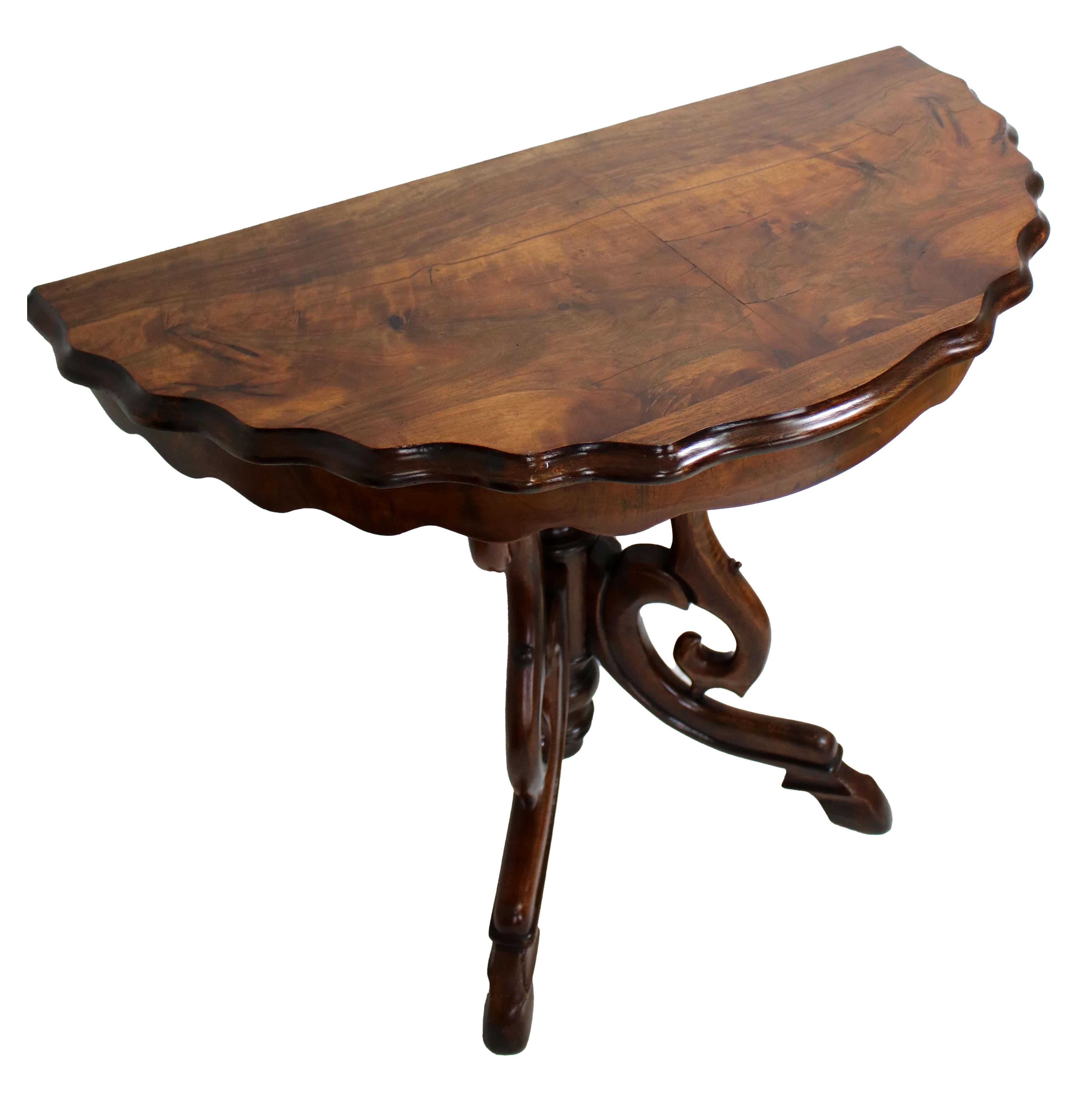 Fin du XIXe siècle Table console du 19e siècle en vente