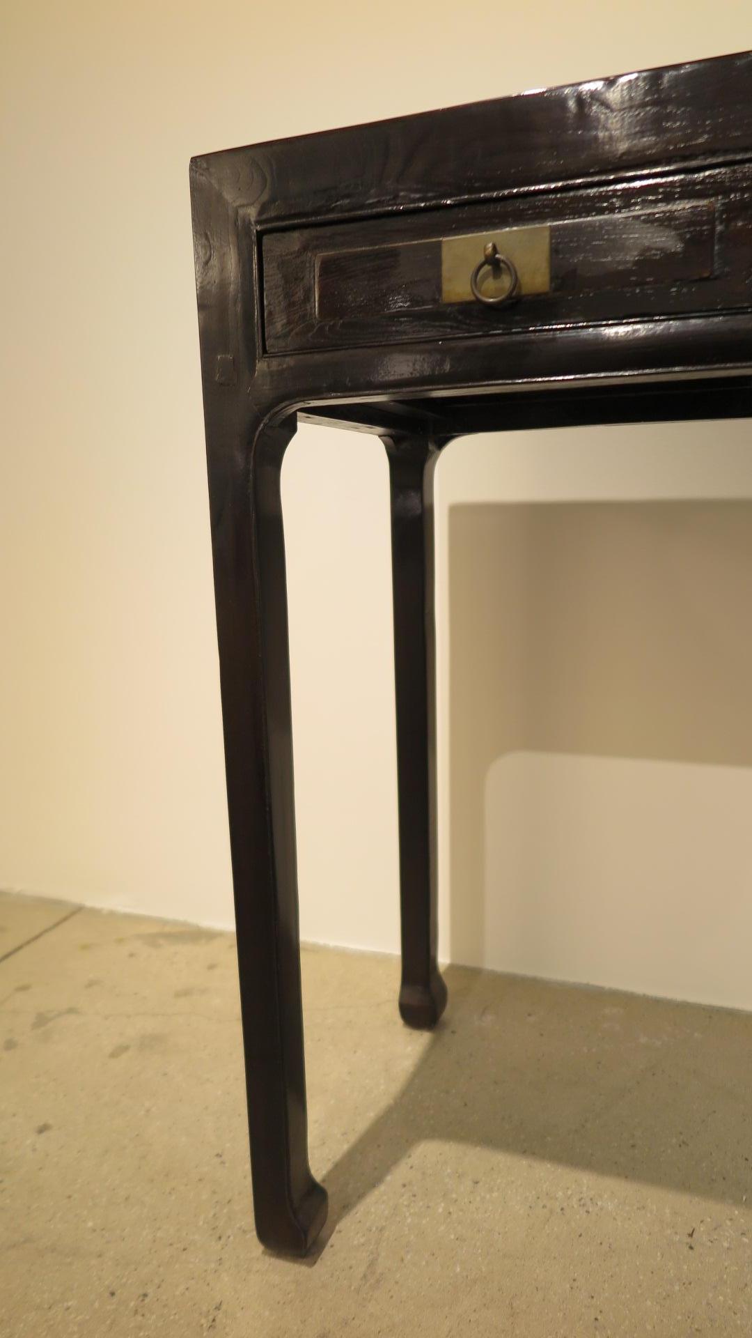 Elm 19th Century Console Table For Sale