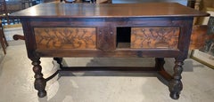 19th Century Console Table in Walnut
