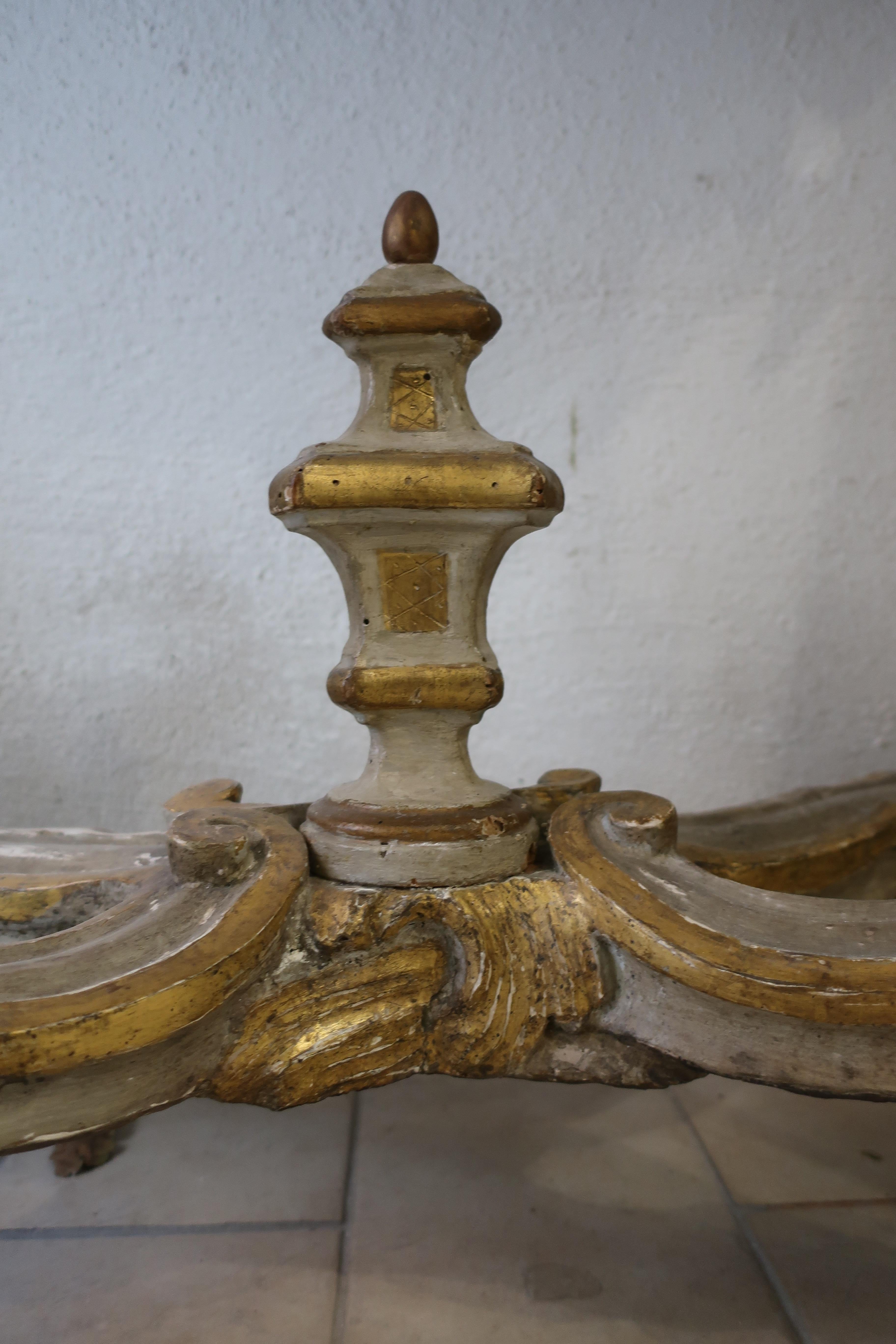 19th Century Console table Louis XV period 1730 For Sale 1