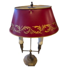19th Century Consulat - Empire Style French Tole Bouillotte Lamp