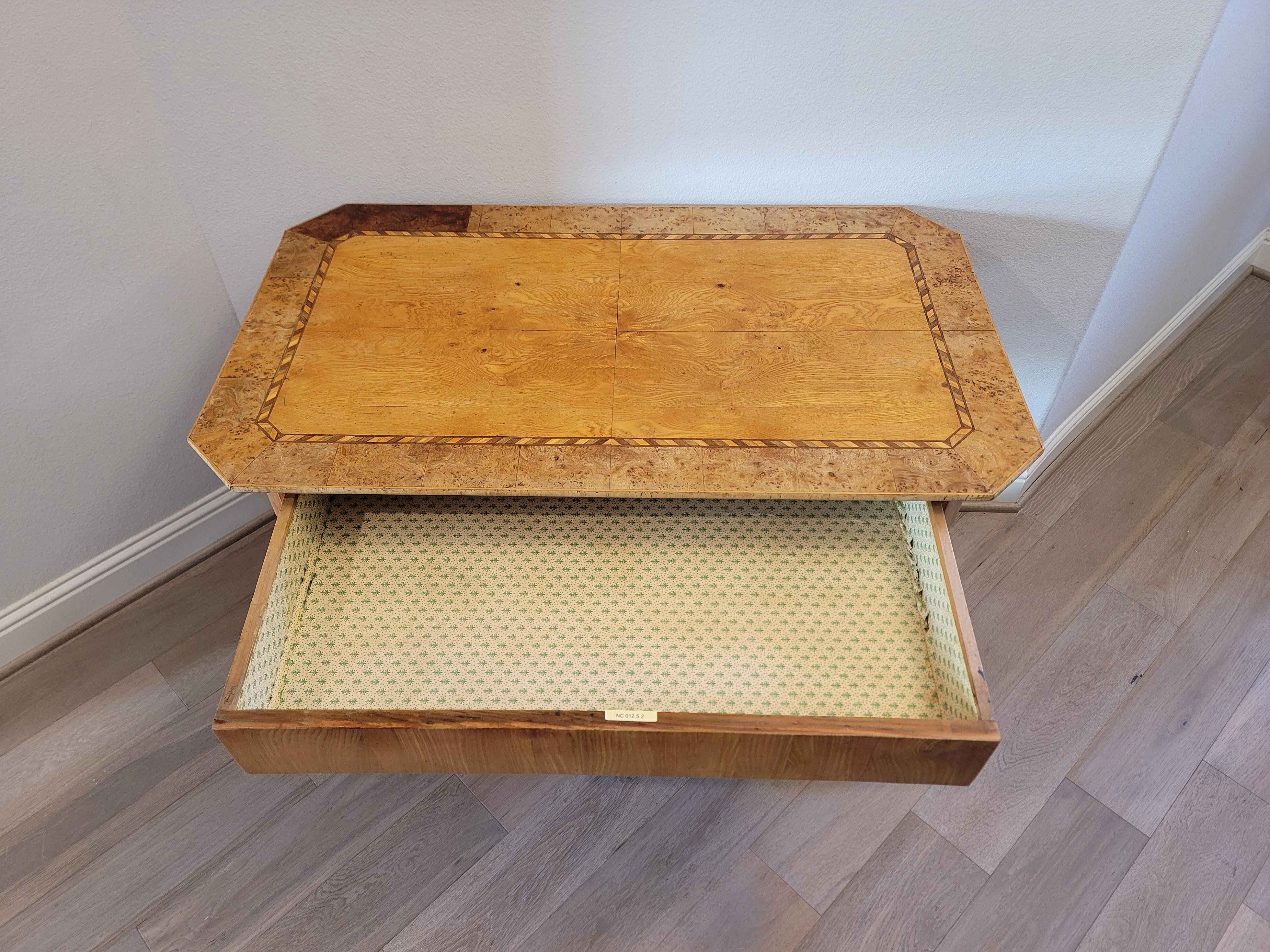 19th Century Continental Biedermeier Period Figured Maple Table  For Sale 11