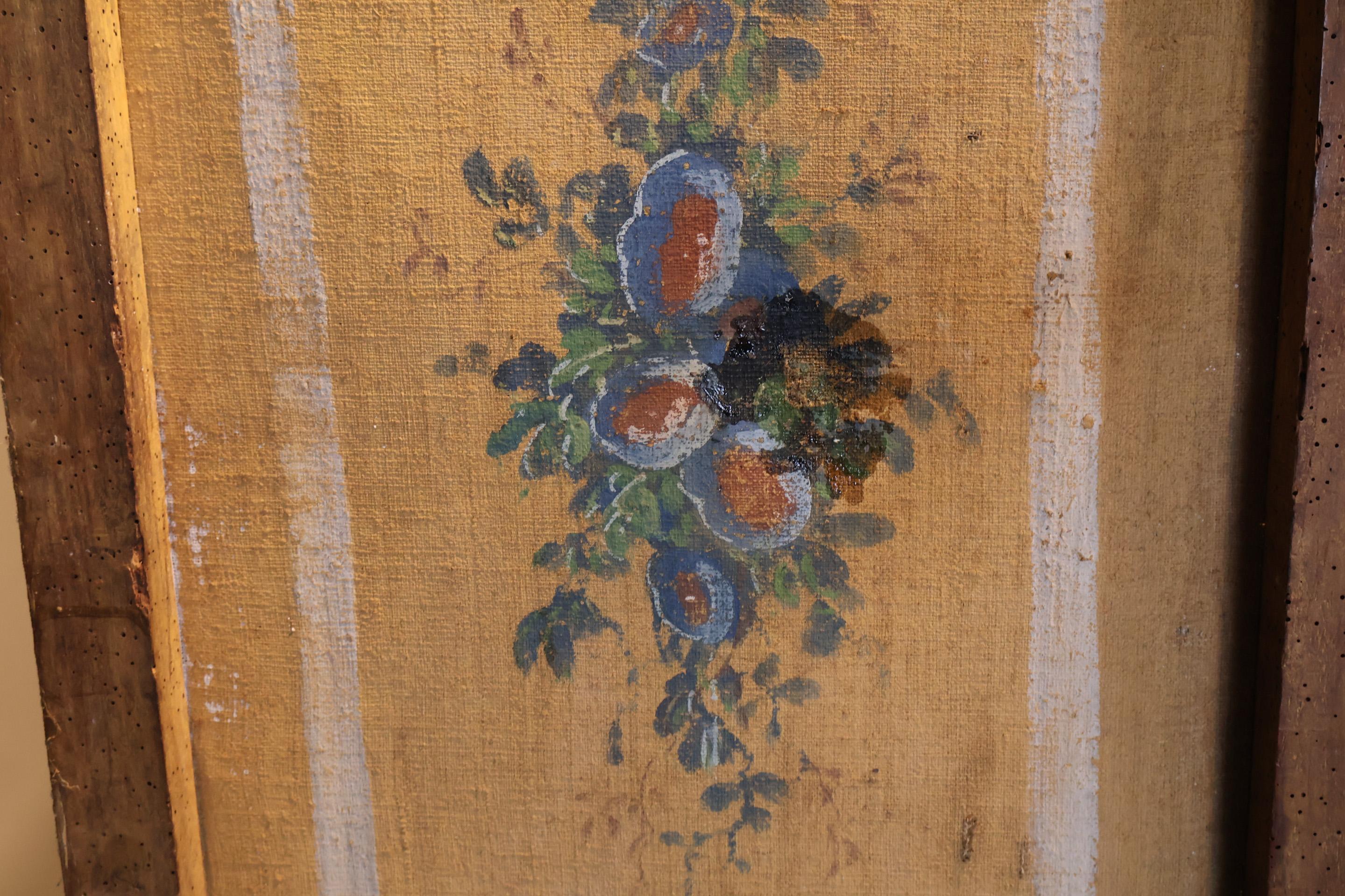 Biombo Chinoiserie Continental Siglo XIX en venta 5