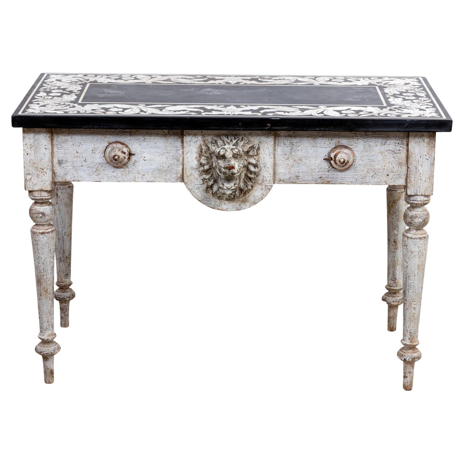 19th Century Continental Console Table For Sale