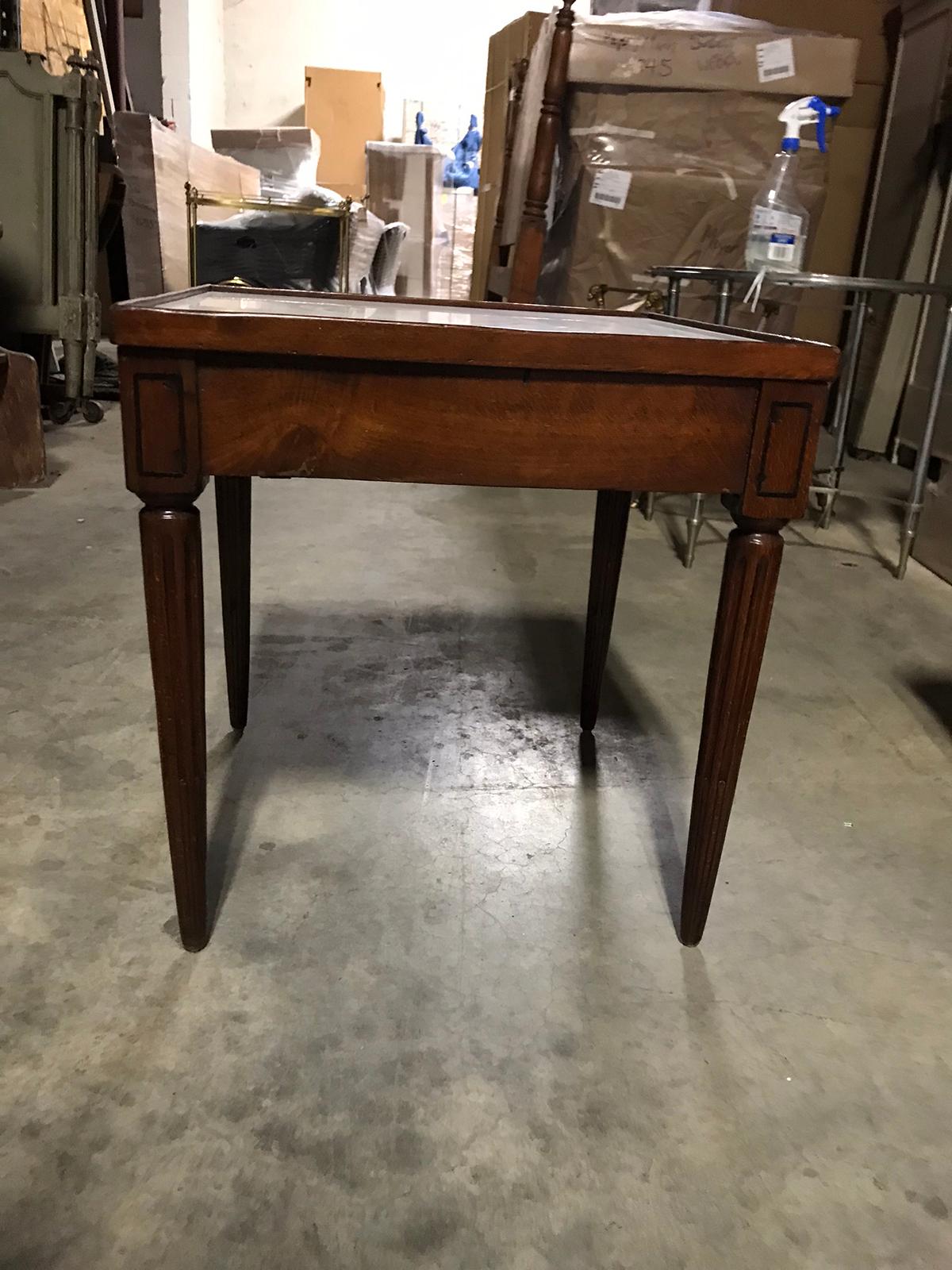 19th Century Continental Drinks Table with Marble Top For Sale 3