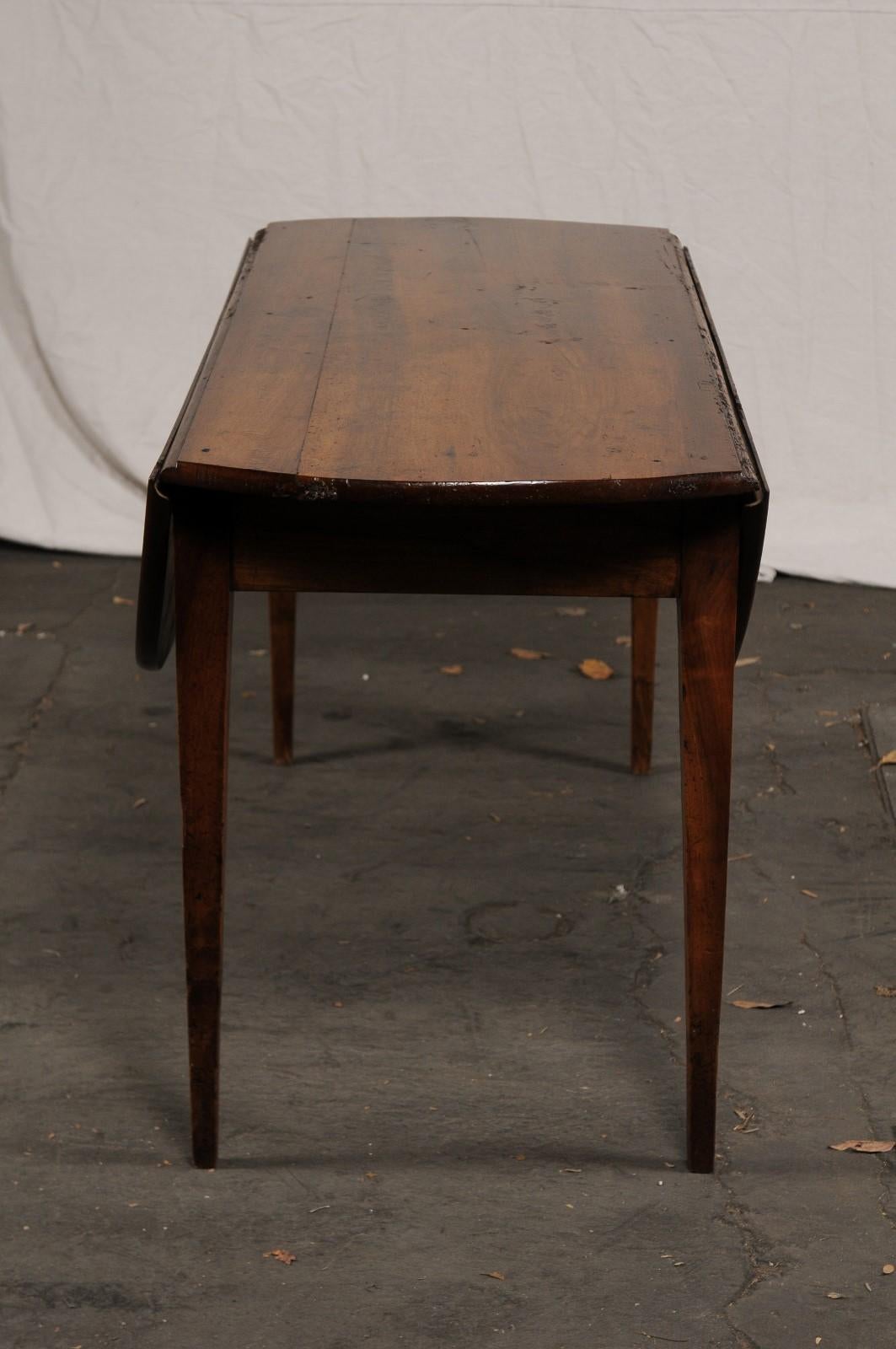 19th Century Continental Fruitwood Breakfast Table, Drop-Leaf 3